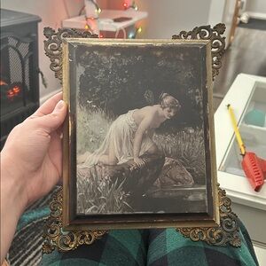 Vintage Ornate Gold Picture Frame
